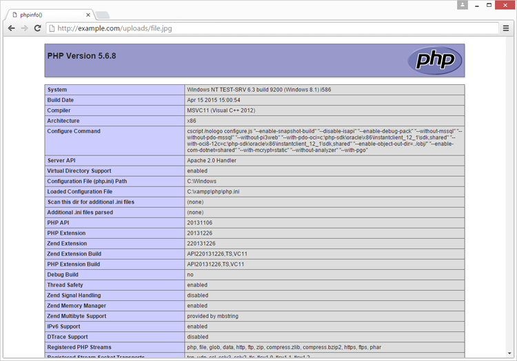 Upload Form files